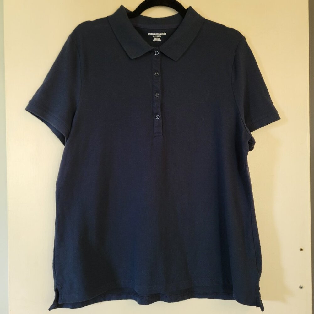 Amazon Essentials | Polo Shirt | XL | Navy Blue